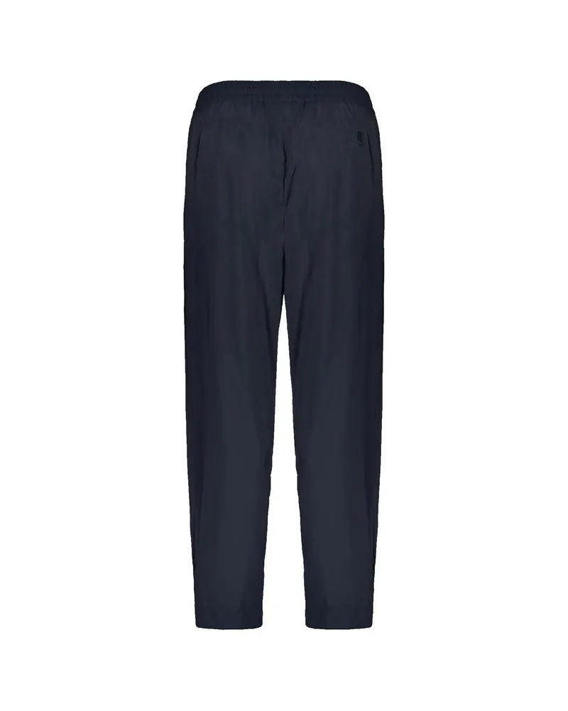 Herno Women's Blue Elastane Casual Pants Navy
