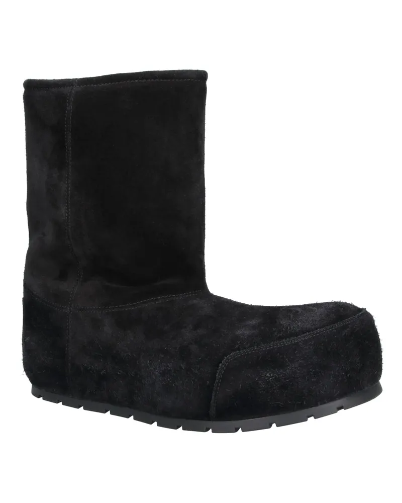 Balenciaga Men's Boots Black Leather Black