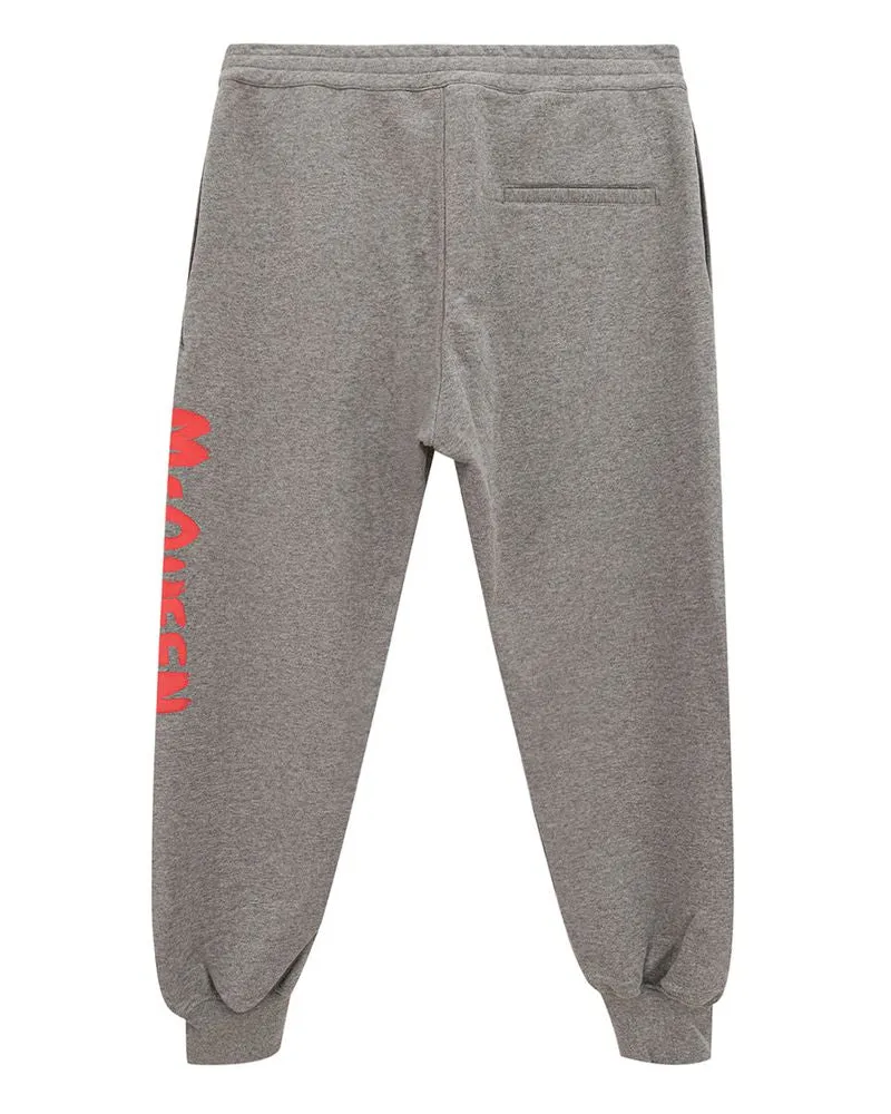 Alexander McQueen Women's Gray Cotton Athletic Pants Gray