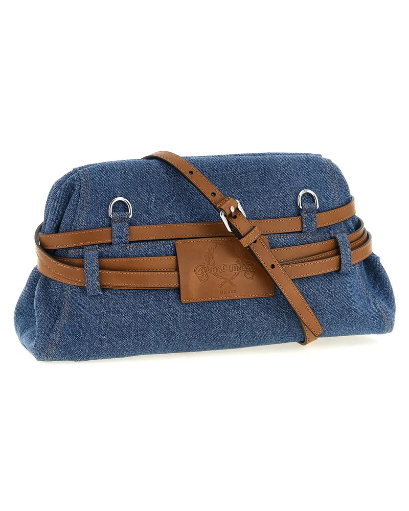 Moschino Clutch — Blue Blue