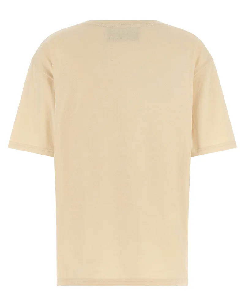 Valentino Garavani Embroidered Logo T-Shirt — Cream Cream