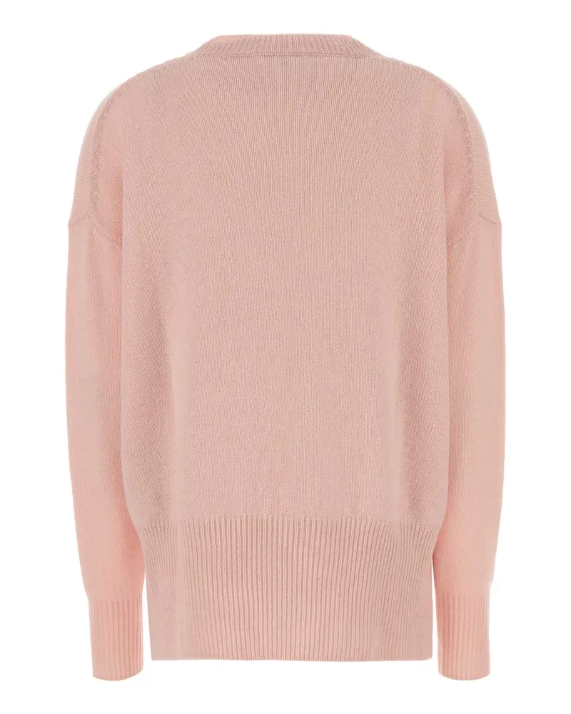 Jil Sander Women's Pink Cashmere Oversize Sweater Lightpink Maglieria Pink