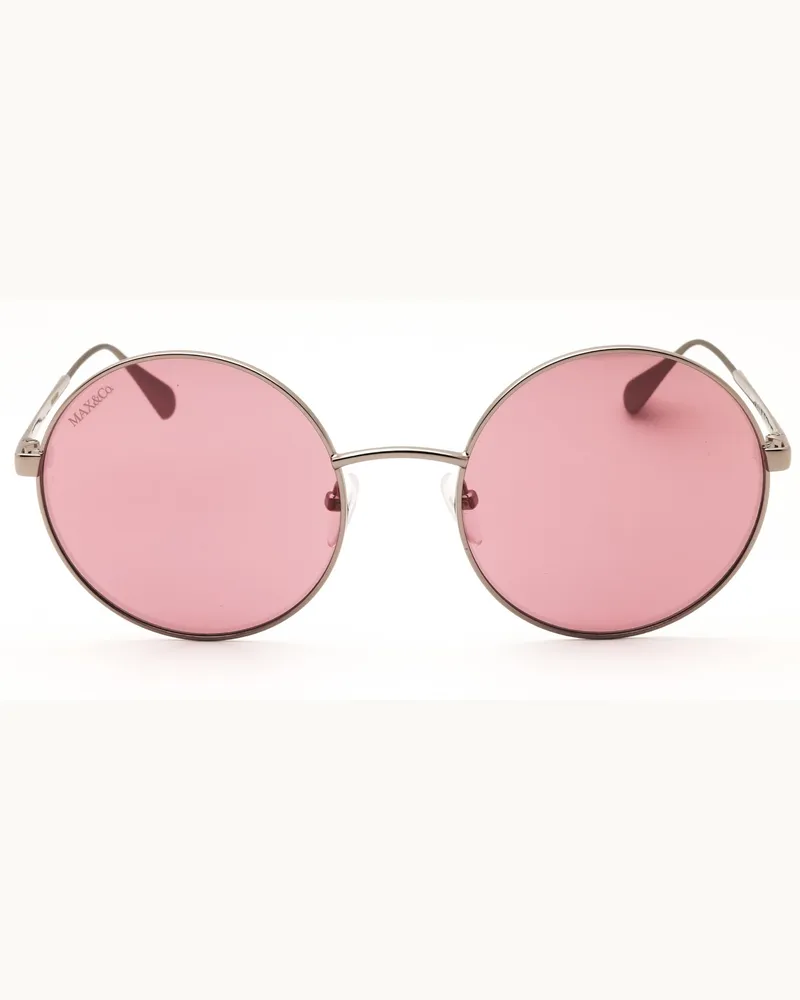 MAX&Co. Women's Mo0008 Sunglasses Silver Silver