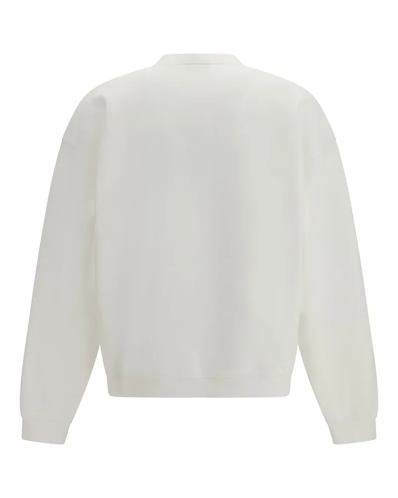 Dsquared2 Men Sweatshirt Cotton White Sweatshirts Sweater White