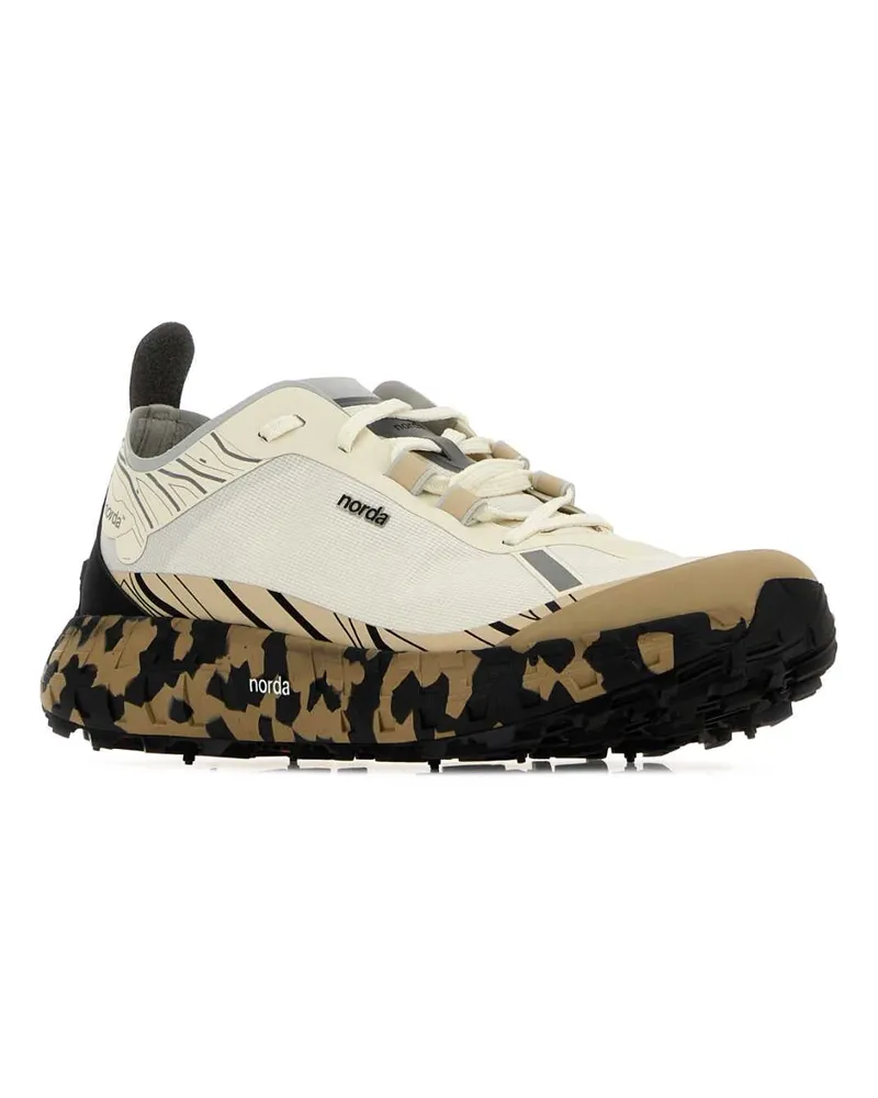 Norda Men's Ivory Canvas Sneakers Abyss White