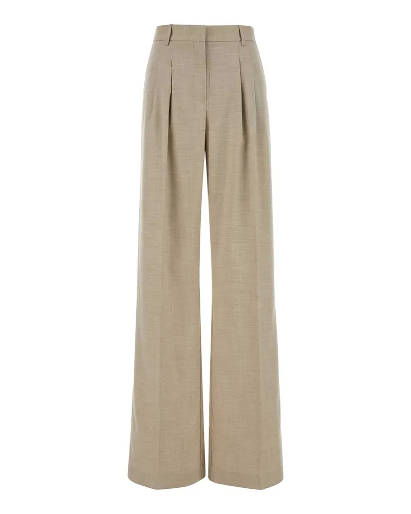 ANDAMANE Nathalie Trousers — Ivory Ivory