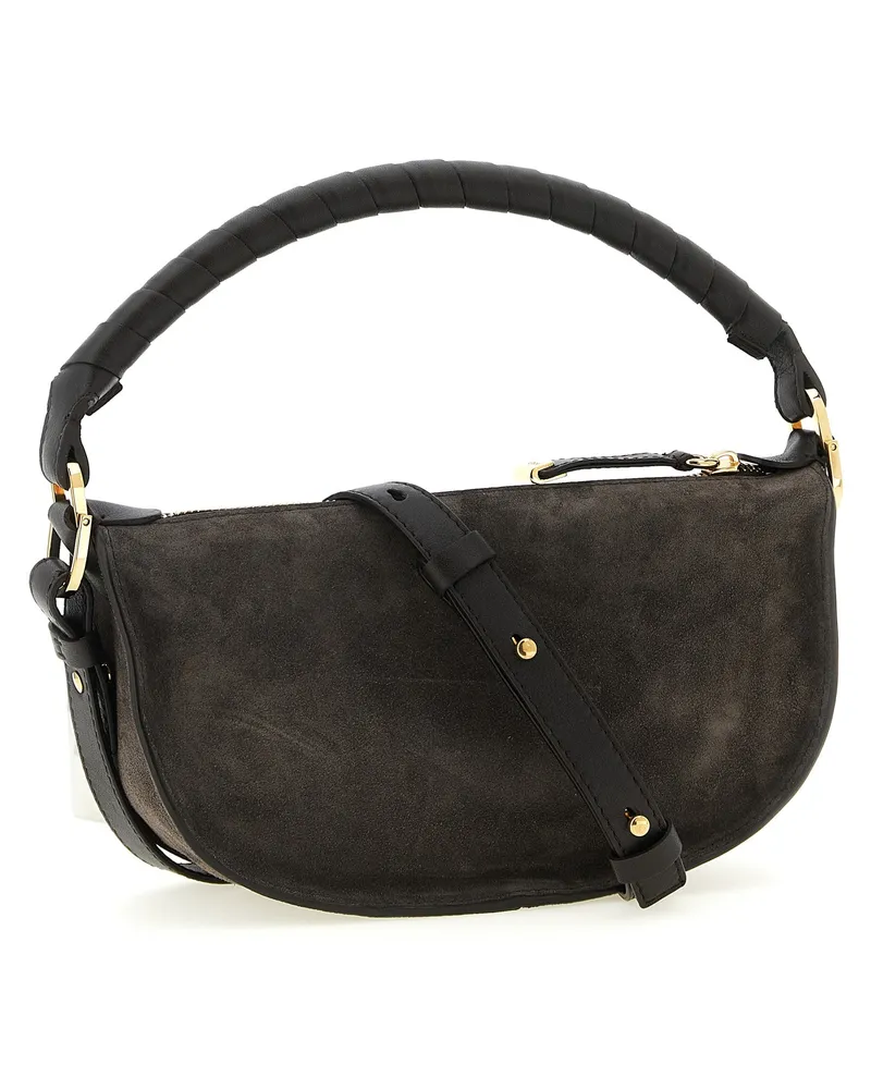 Chloé Women's Brown Calfskin Shoulder Bag Black