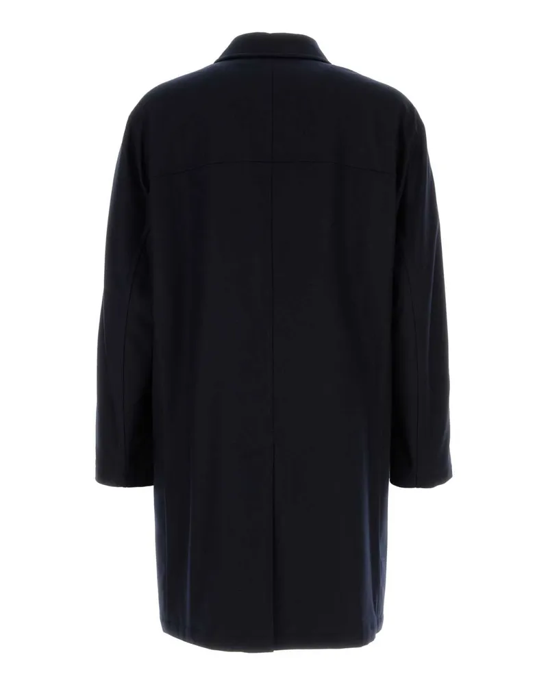 Brioni Cashmere Coat — Navy Navy