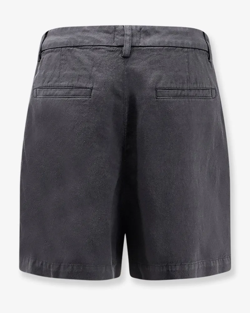 Closed Women's Shorts Fevyl Cotton-Linen Blend Black Black