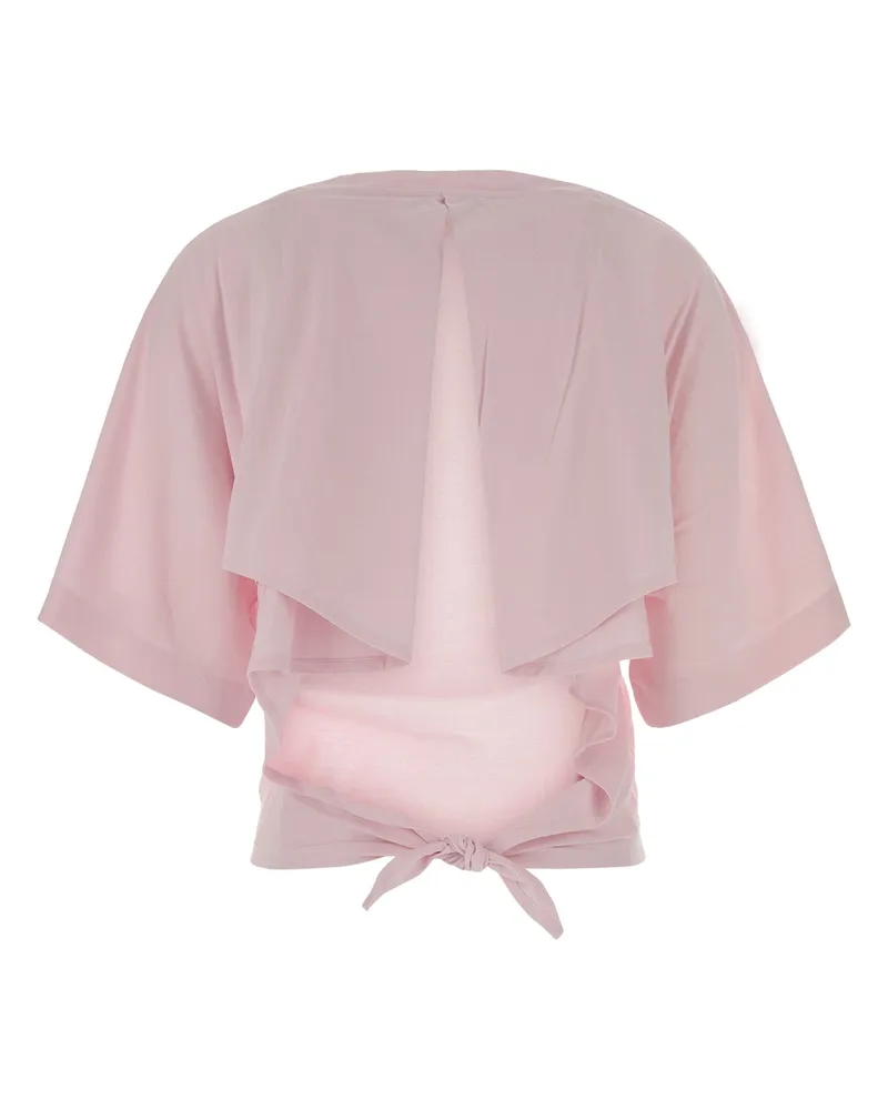 Jacquemus Women's Le T-Shirt Moisson Pink Principal:paper Polyester T-shirts And Polos Pink