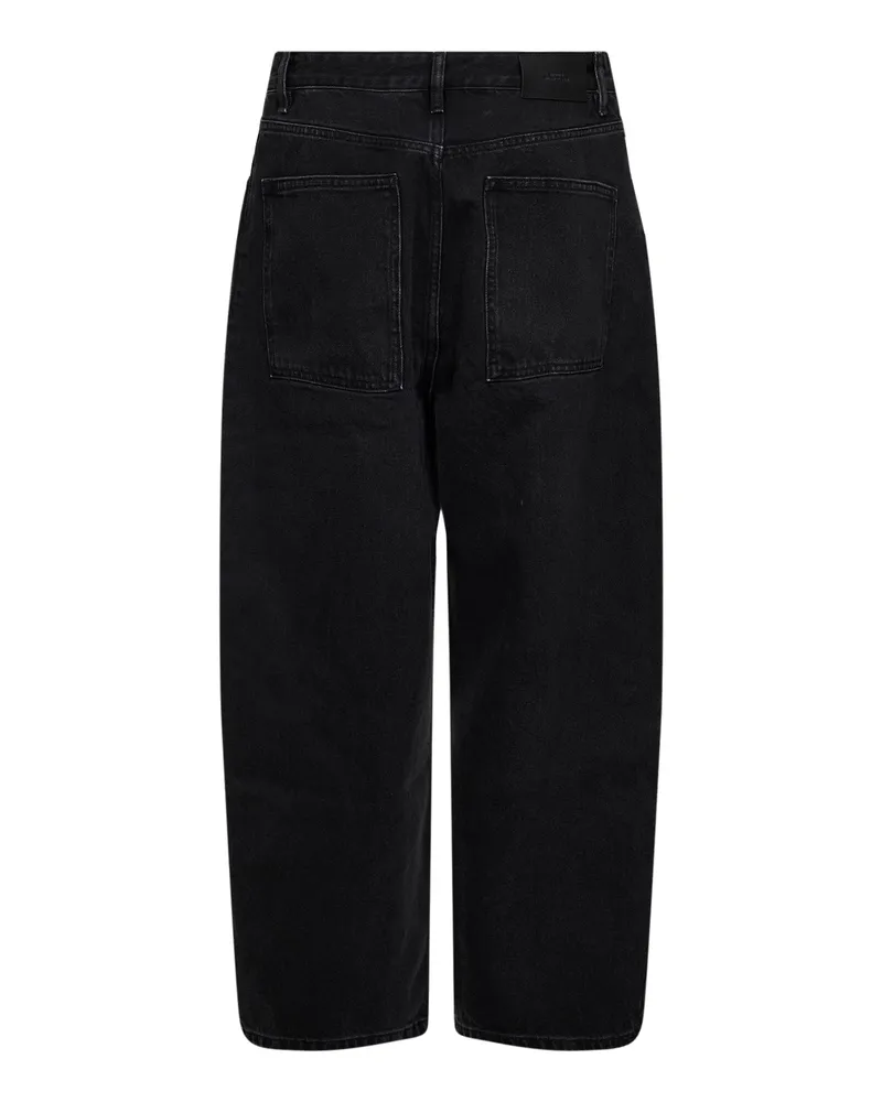 Studio Nicholson Men Denim Jeans Paolo Washed Black Cotton Black
