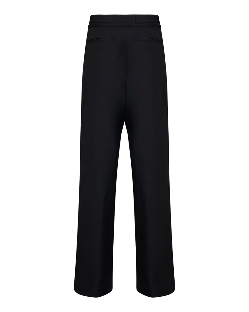 Dries van Noten Women's Trousers Peacha Black Wool Black