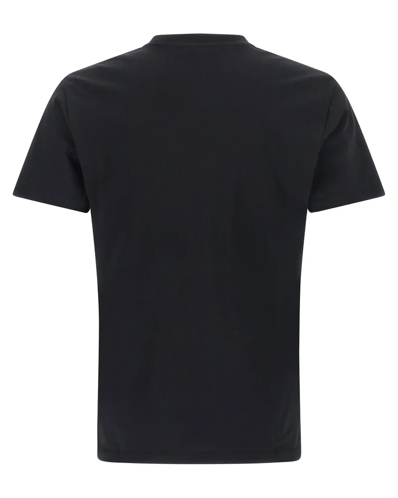 Versace Men's Black Cotton T-Shirt Black
