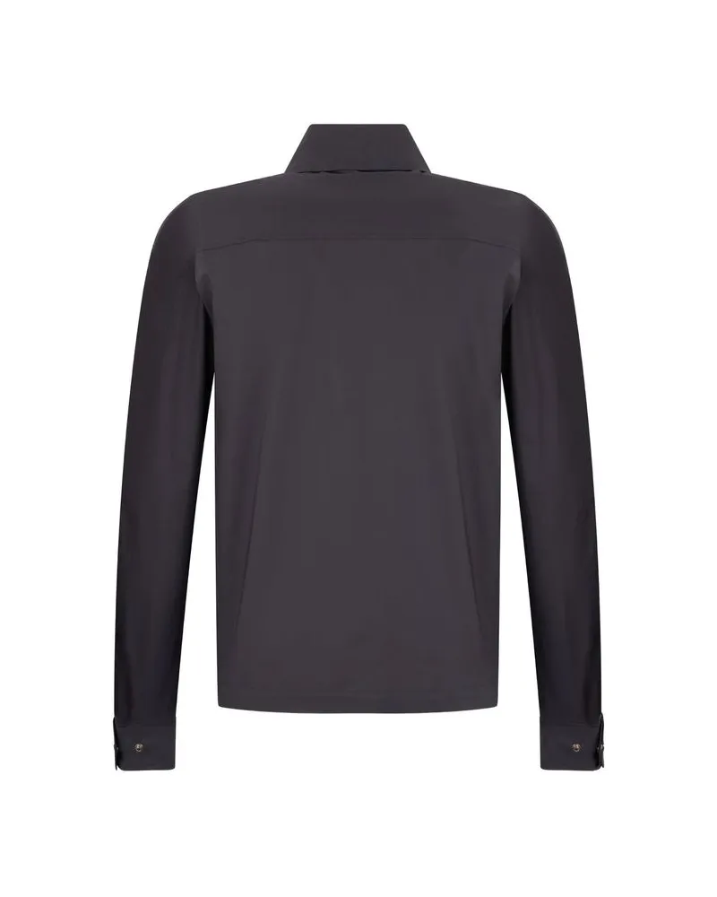 Herno Cotton Shell Jacket — Blue Blue