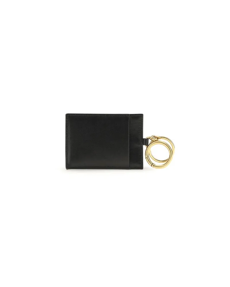 Valentino Garavani Men's Multicolor Lamb Ovis Aries Keychain Accessory Tan