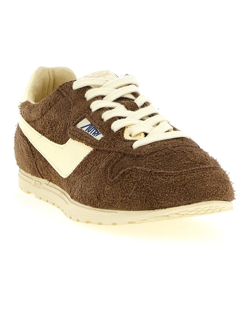 AUTRY Windspin Sneakers — Brown Brown