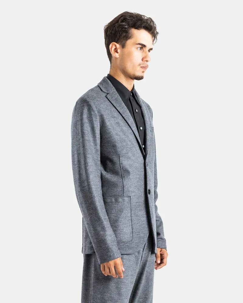 Harris Wharf London Men's 2b Blazer Jacket Gray Gray
