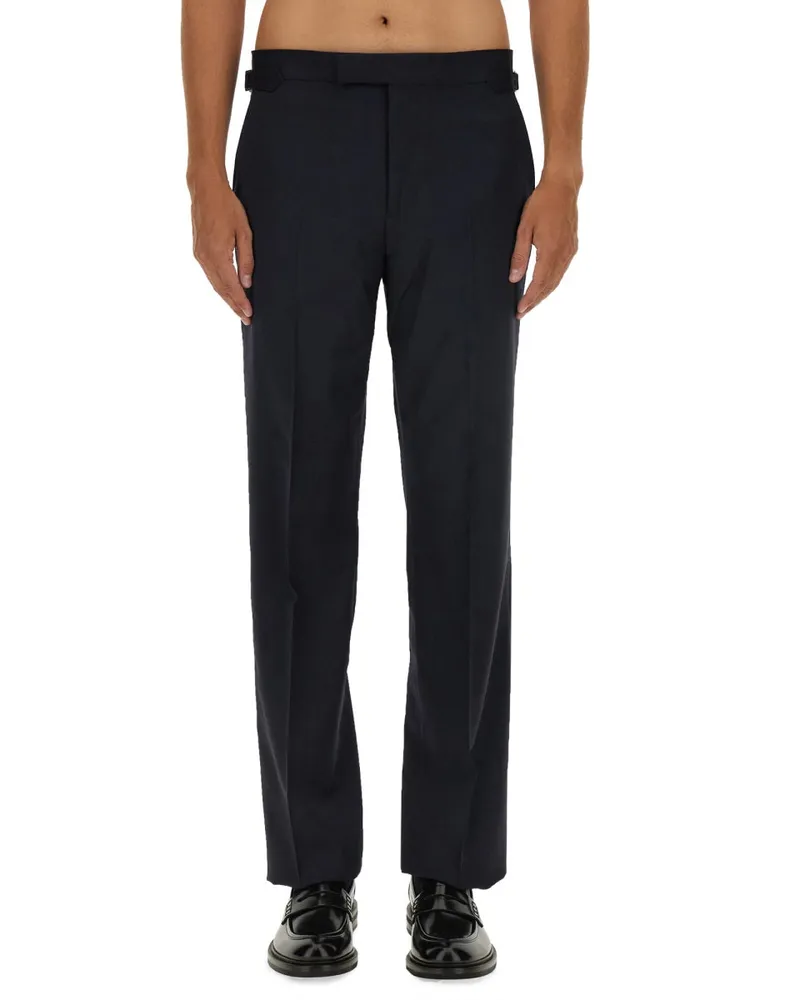 Vivienne Westwood Virgin Wool Trousers — Blue Blue