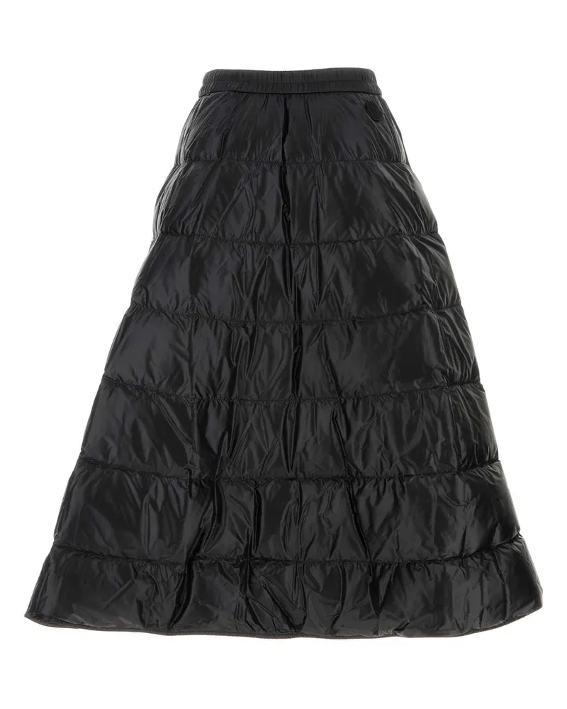 Moncler Quilted Nylon Skirt — Black Black