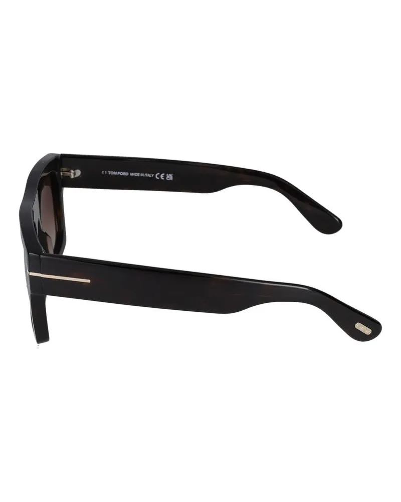 Tom Ford Unisex Sunglasses  Ft0711 52f Avana Scura-Marrone Grad 20-145 Acetate Black