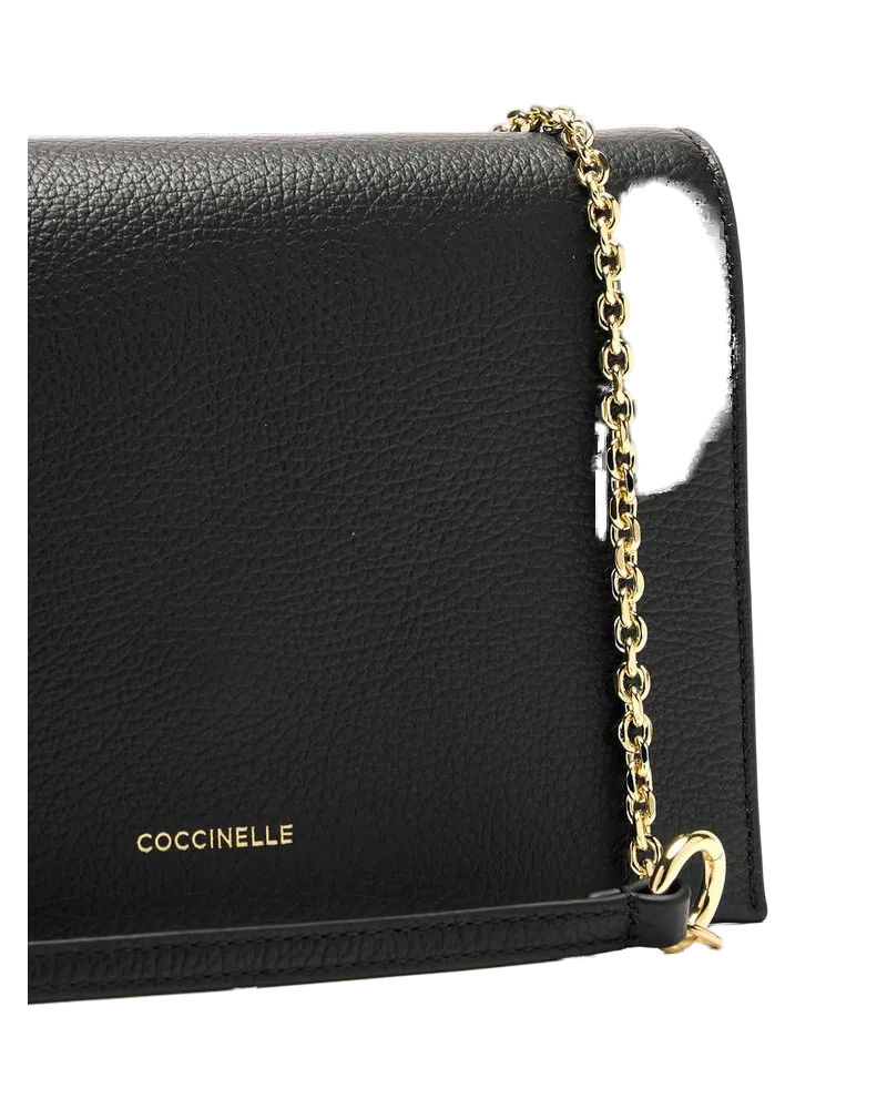 Coccinelle Women's Mini Handbag Black Genuine Leather Bags - Handbags Black