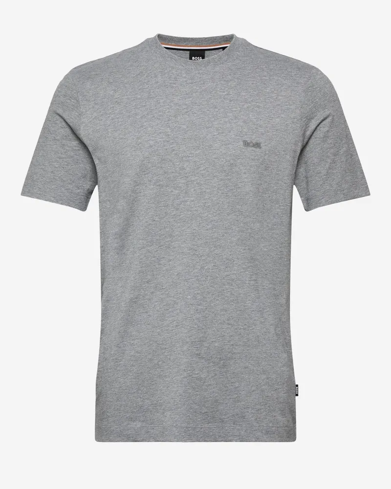 HUGO BOSS Men's Cotton T-Shirt Grey T-Shirts And Polos Gray