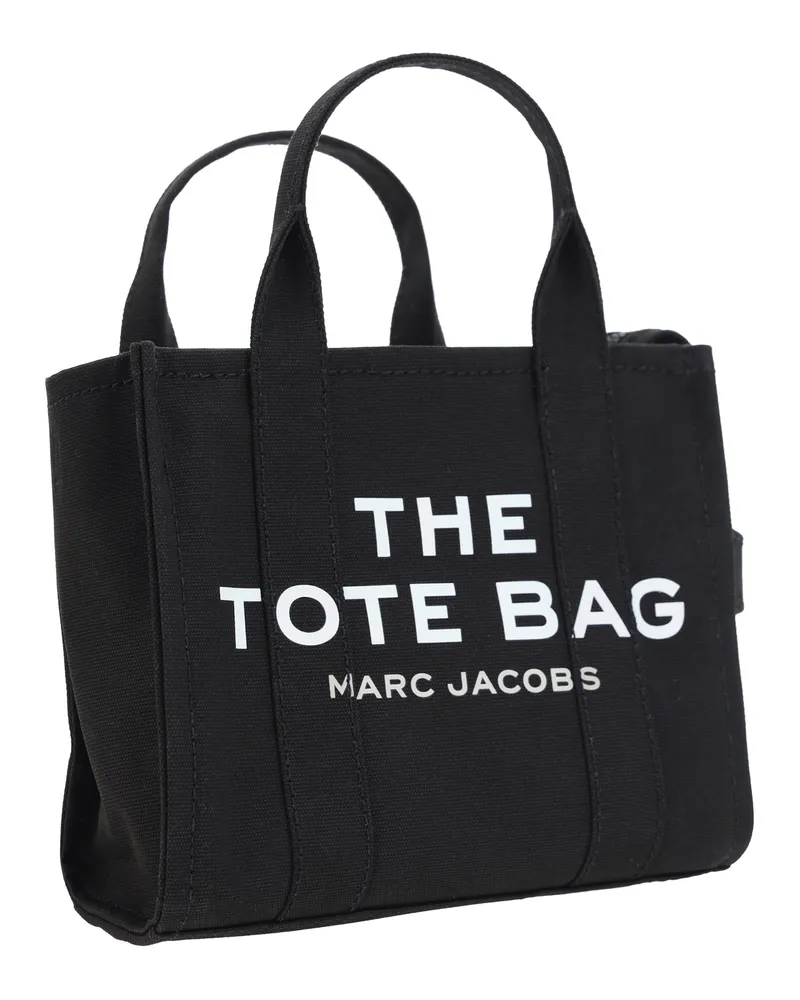 Marc Jacobs Women's Small Tote Handbag Black Cotton Handbags Hand Bags Black