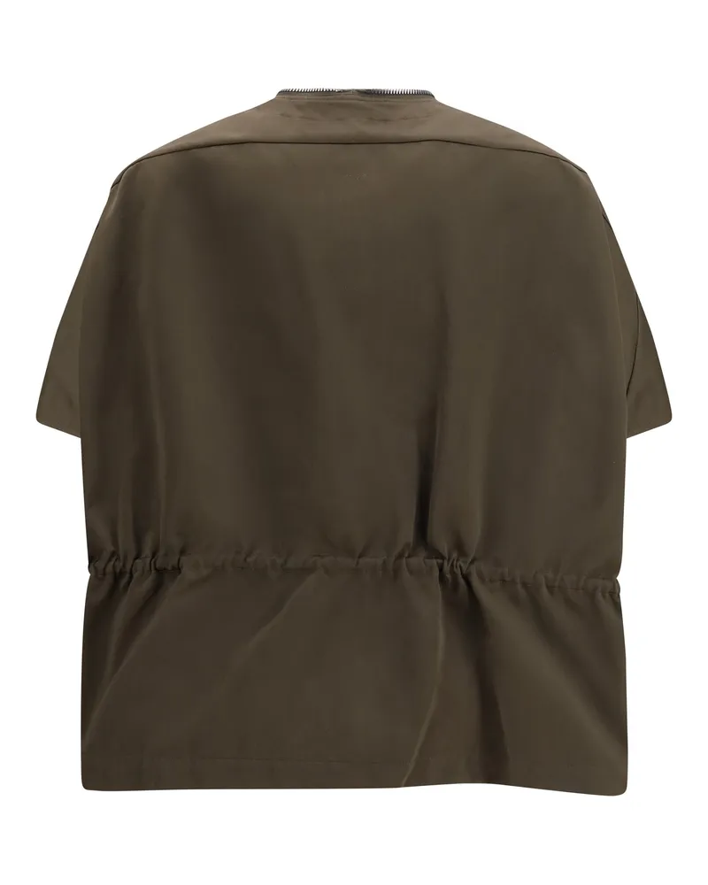 Rick Owens Women's Satin Jacket Dark Dust Polyester Brown