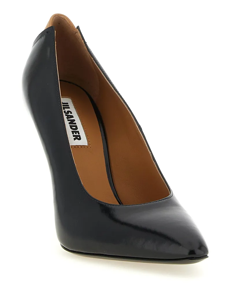Jil Sander Alma Pump — Black Black