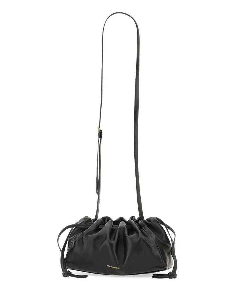 Mansur Gavriel Mini Bloom Shoulder Bag — Black Black