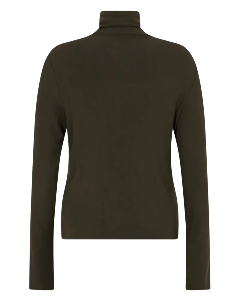 Vince Modal-Blend Turtleneck — Black Black