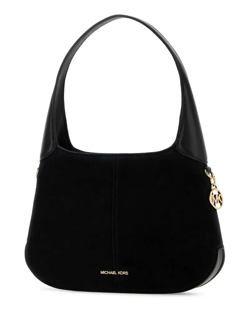 Michael Kors Women's Black Suede Alice Shoulder Bag Cow Leather Borse A Mano Black