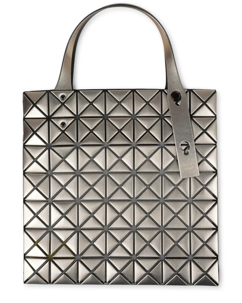 Issey Miyake Women's Tote Bag Platinum Bronze Polyester Shoulder Bronze