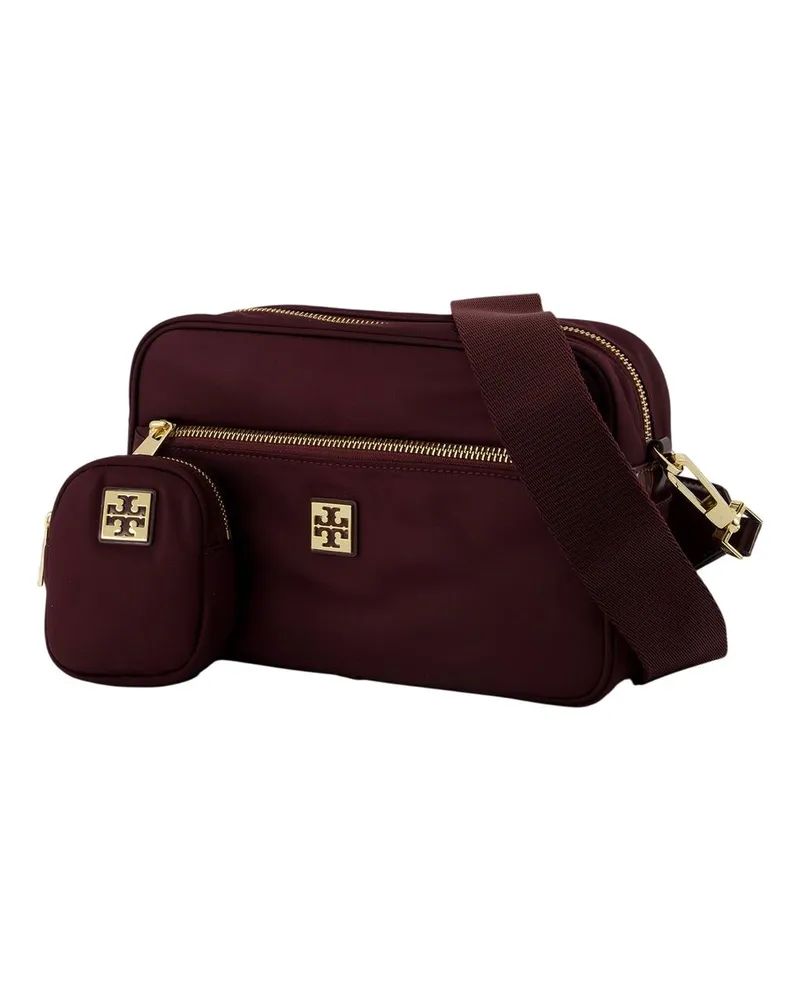 Tory Burch Virginia Shoulder Bag — Burgundy Burgundy