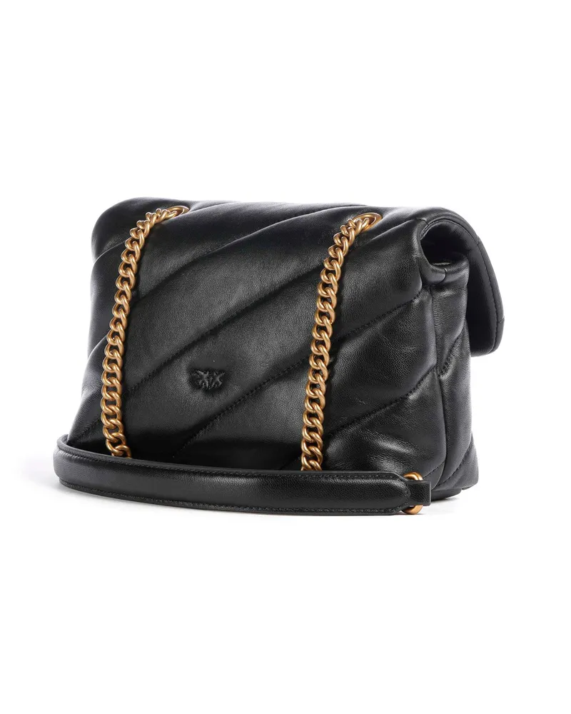 Pinko Women's Shoulder Bag Mini Love Puff Black-Antique Gold Black/antique Black