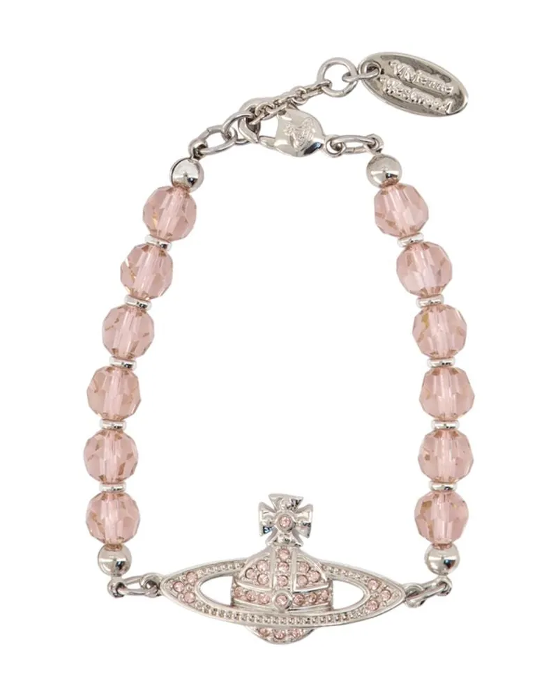 Vivienne Westwood Women's Messaline Bracelet -  Metal Silver Jewelry-Watches Bracelets Pink