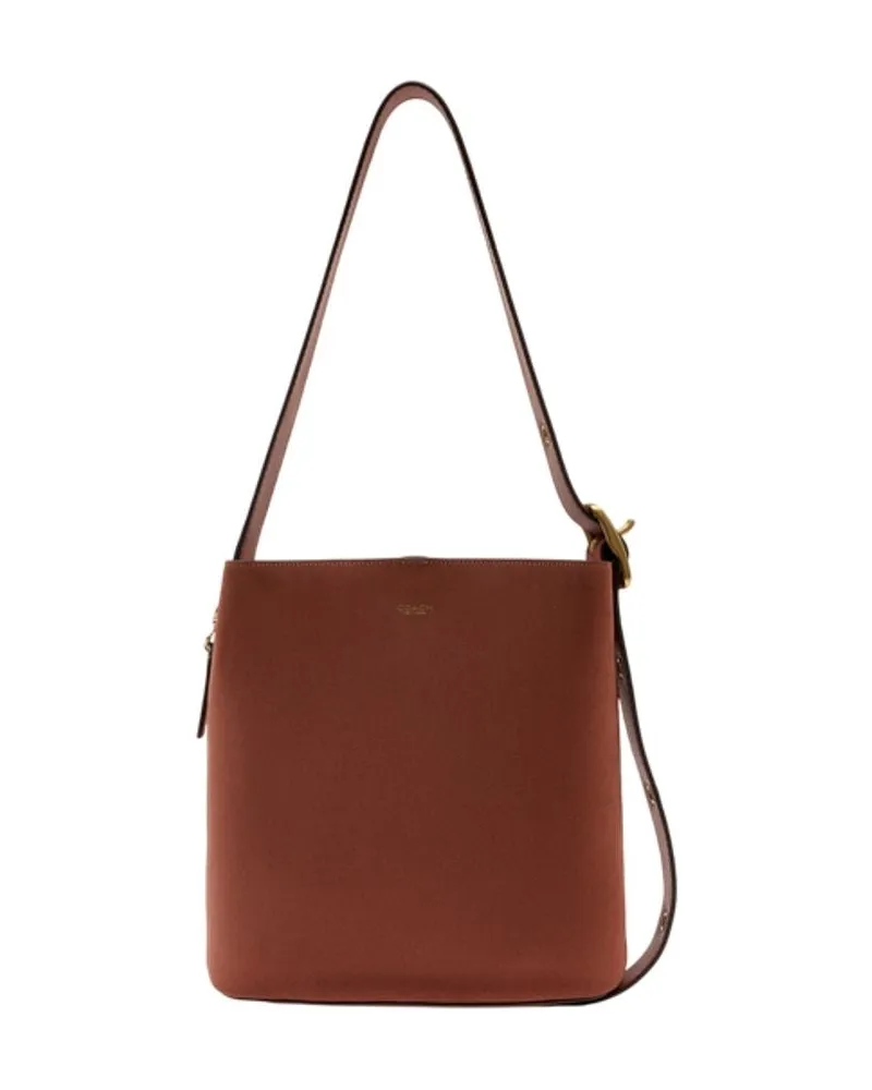 Coach Women's Bleecker Shoulder Bag -  Leather Brown Cowhide Shoulder-Hobo-Bags Brown