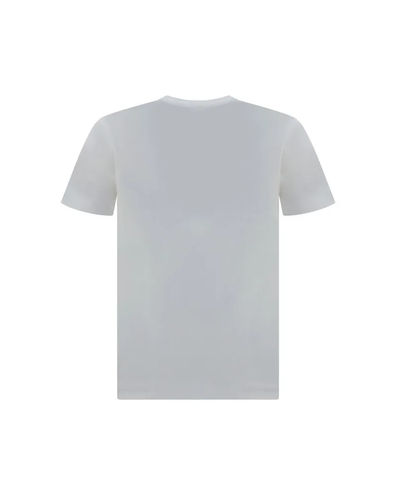 Comme des Garçons Men's White Cotton T-Shirt White