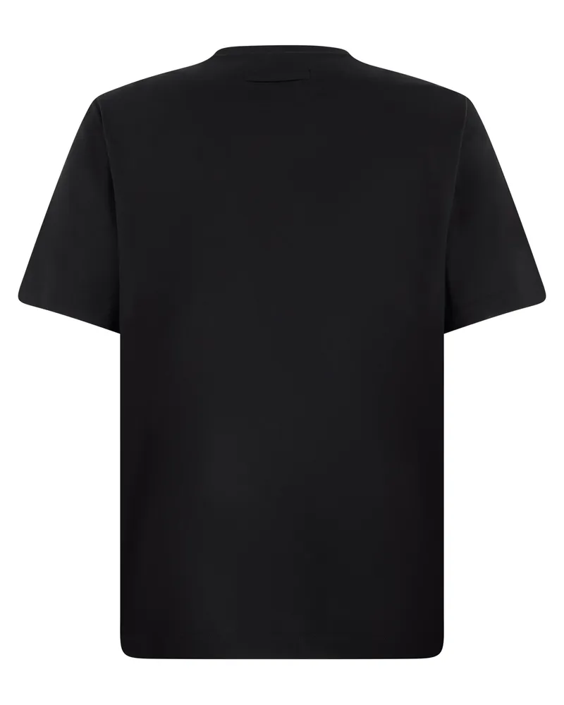 Ermenegildo Zegna Men's Cotton T-Shirt Black T-Shirts And Polos Black