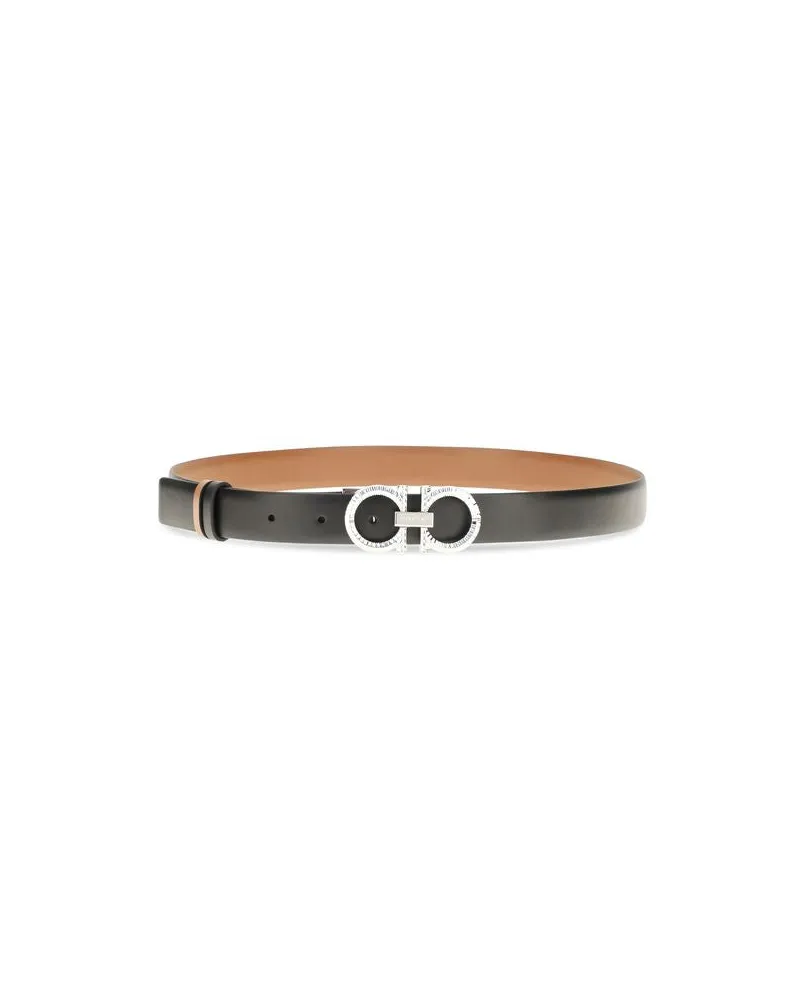 Ferragamo Women's Multicolor Calf Leather Bos Taurus Regular Belt Multicolor