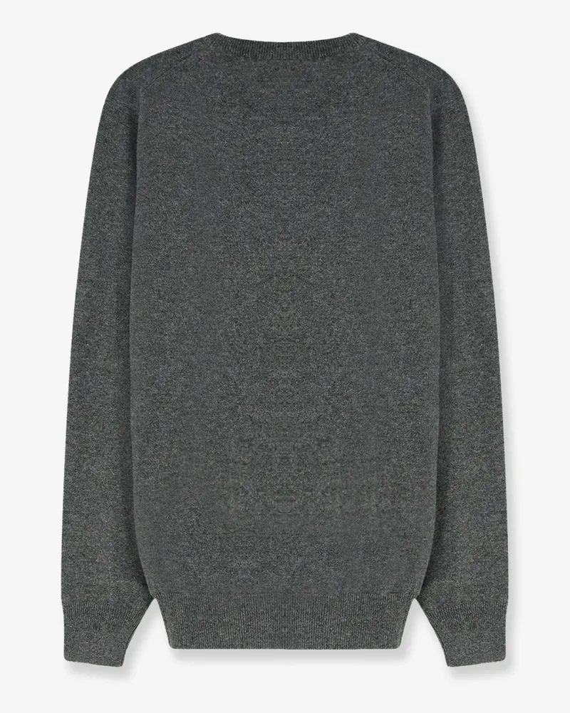Brunello Cucinelli Men's Cashmere Sweater Grey Gray