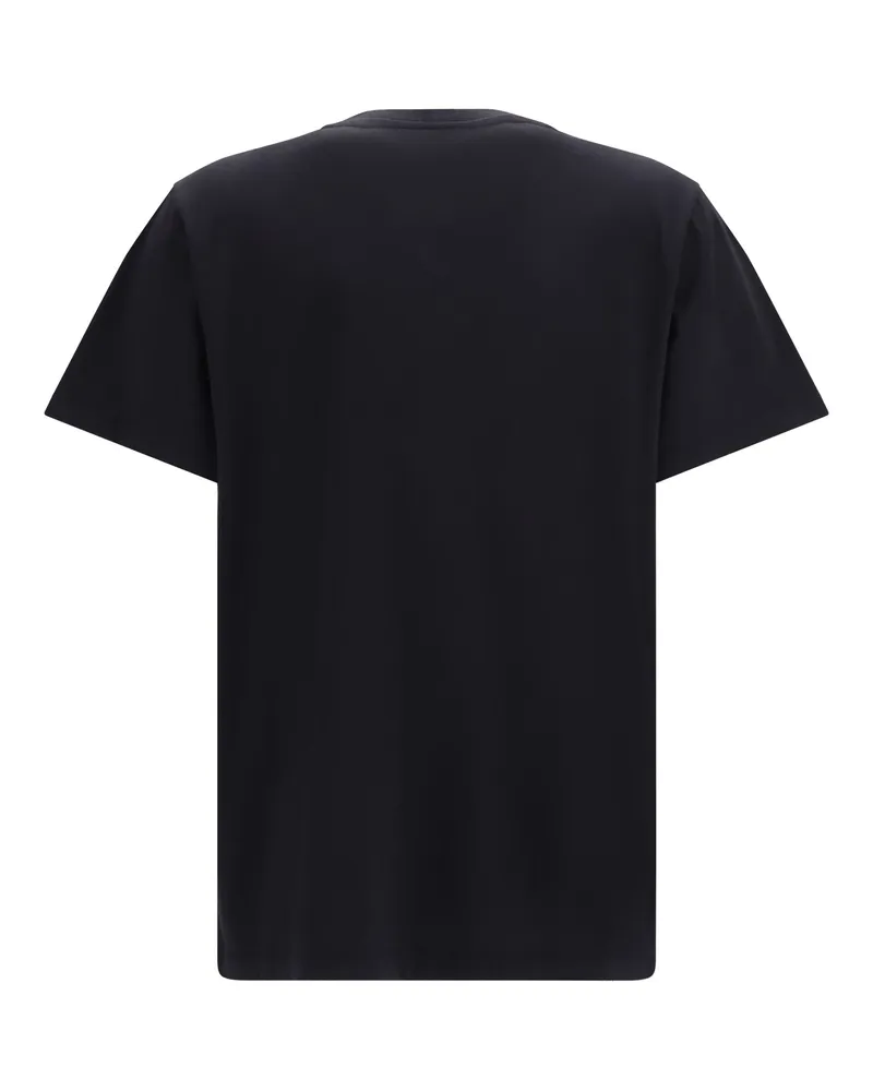 Ganni Women's Strawberry Cotton T-Shirt Phantom T-Shirts And Polos Black