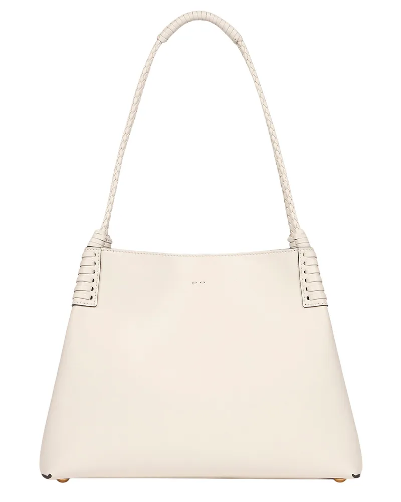 Etro Women's Tote Libra White Calf Leather Milk Shoulder Bags White