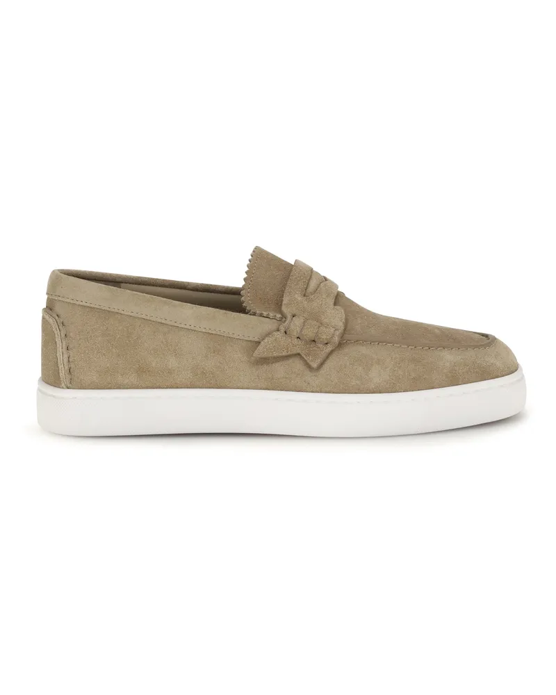 Christian Louboutin Men's Loafers Harold I Calf Leather Saharan Beige