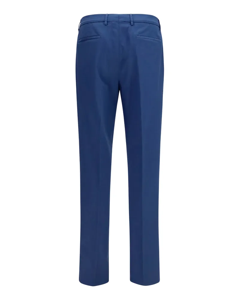 Brunello Cucinelli Men's Chino Trousers Denim Cotton Navy