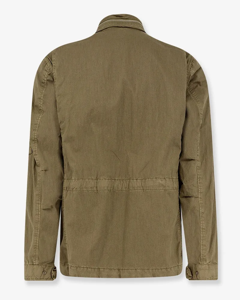 C.P. Company Men's Cotton Blend Sahariana Jacket Green Green
