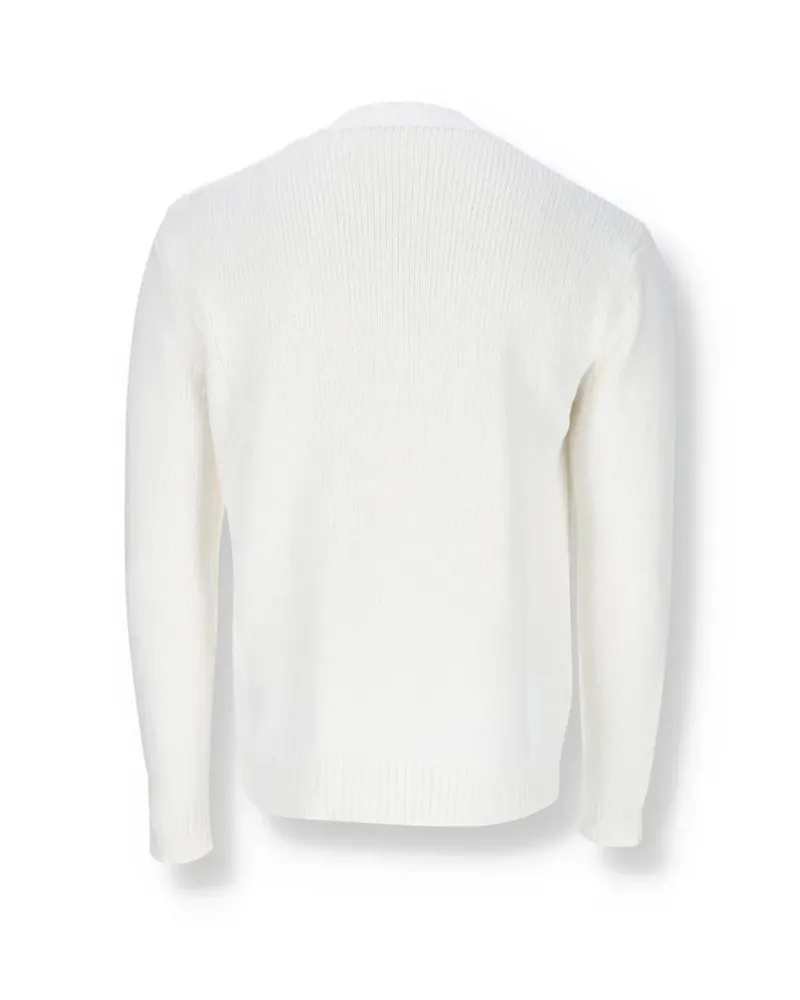 Balmain Men's White Cotton Sweatshirt Clothing White