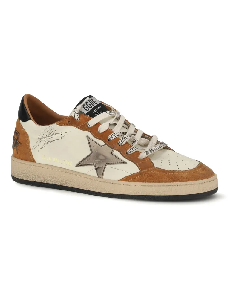 Golden Goose Ball Star Sneaker — Multicolor White