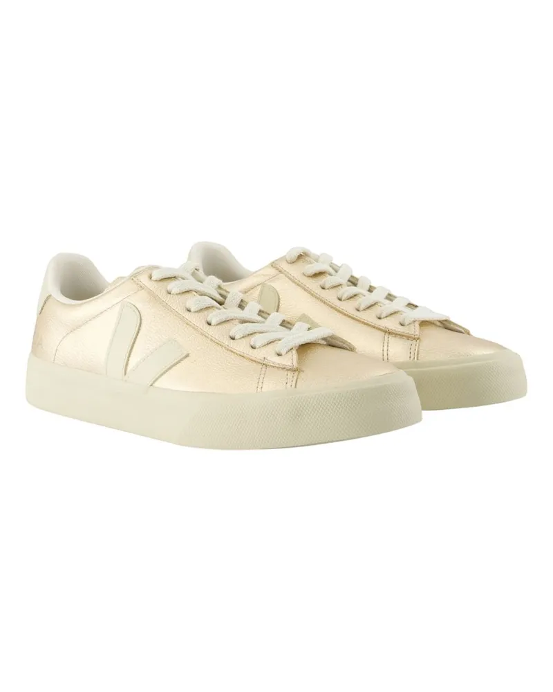 VEJA Women's Campo Sneaker Beige Calfskin Beige