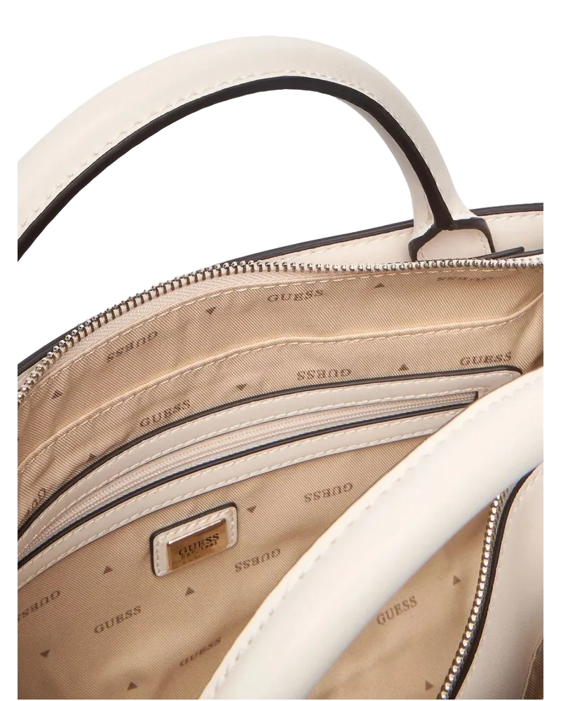 Guess Women's Satchel Bag Stone Polyurethane - Satchel-Bags Beige